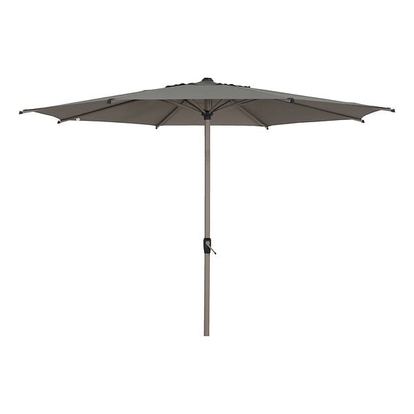 HESPERIDE - Parasol droit rond inclinable Loompa 3m café - large