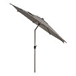 HESPERIDE - Parasol droit rond inclinable Loompa 3m café - vignette