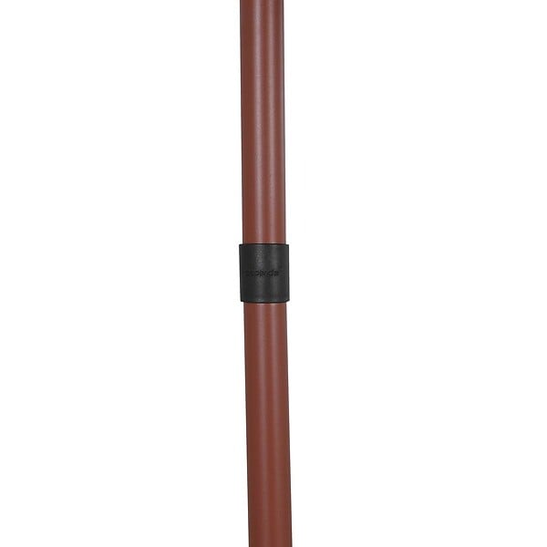 HESPERIDE - Parasol droit carré inclinable Soya 2,5x2,5m acajou - large