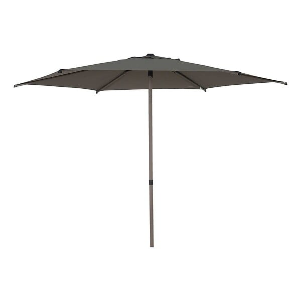HESPERIDE - Parasol droit rond inclinable Soya 2,7m café - large