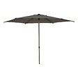 HESPERIDE - Parasol droit rond inclinable Soya 2,7m café - vignette