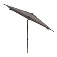 HESPERIDE - Parasol droit rond inclinable Soya 2,7m café - vignette