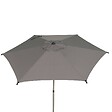 HESPERIDE - Parasol droit rond inclinable Soya 2,7m café - vignette