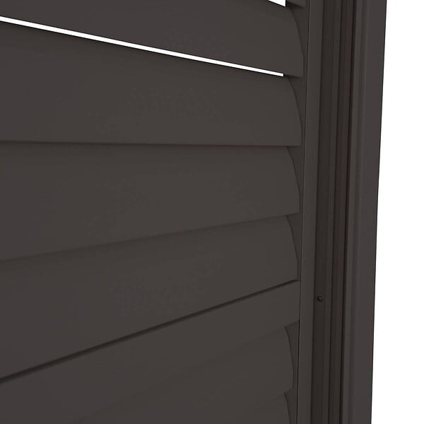 HESPERIDE - Persiennes coulissantes lames amovibles pour pergola Evora 4M gris graphite - large
