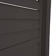 HESPERIDE - Persiennes coulissantes lames amovibles pour pergola Evora 4M gris graphite - vignette