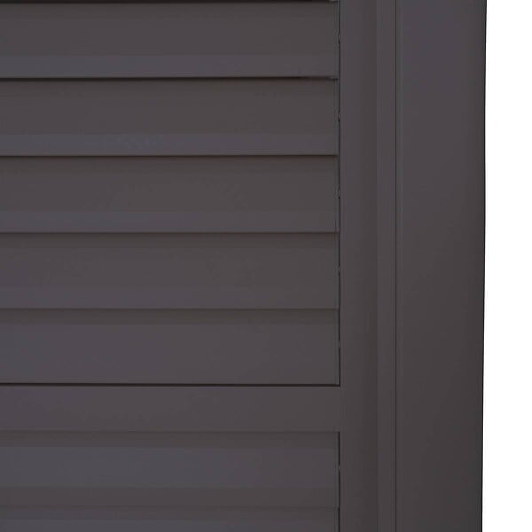 HESPERIDE - Persiennes coulissantes lames amovibles pour pergola Evora 4M gris graphite - large