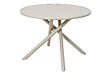 HESPERIDE - Table de jardin 4 places Nebullia D105cm argile - vignette