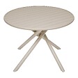 HESPERIDE - Table de jardin 4 places Nebullia D105cm argile - vignette