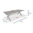 HESPERIDE - Table de jardin 12 places Xenia eucalyptus - vignette