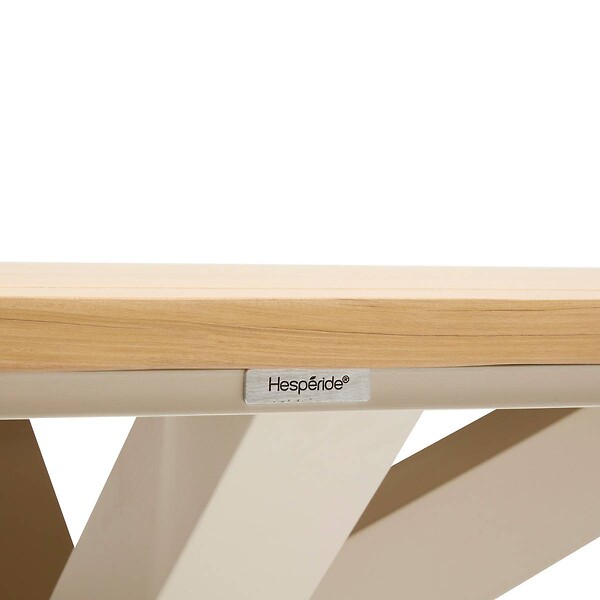 HESPERIDE - Table de jardin 10 places Oraclion marron - large