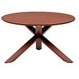 HESPERIDE - Table de jardin 6 places Oryon D130cm acajou - vignette
