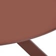 HESPERIDE - Table de jardin 6 places Oryon D130cm acajou - vignette