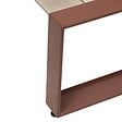 HESPERIDE - Table basse de jardin Allure 97x97x36cm acajou - vignette
