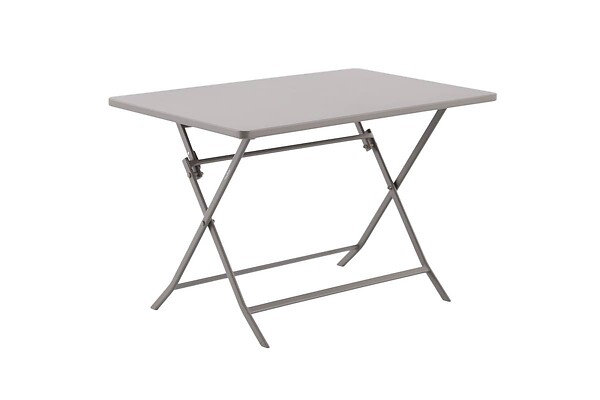 HESPERIDE - Table de jardin Greensboro 4 places pliable café 110x70cm - large