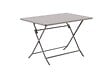 HESPERIDE - Table de jardin Greensboro 4 places pliable café 110x70cm - vignette