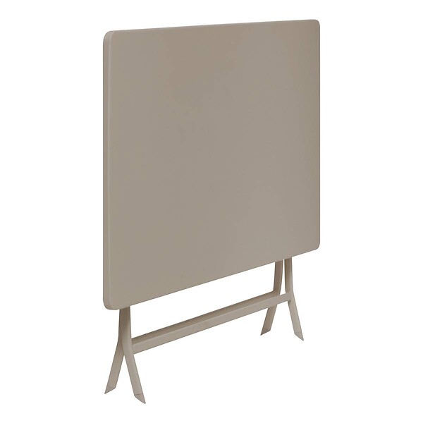HESPERIDE - Table de jardin Greensboro 4 places pliable café 110x70cm - large