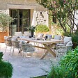 HESPERIDE - Table de jardin 10 places Xenia eucalyptus - vignette