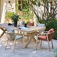 HESPERIDE - Table de jardin 10 places Xenia eucalyptus - vignette