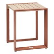 HESPERIDE - Table d'appoint de jardin Allure 44x44x55cm acajou - vignette