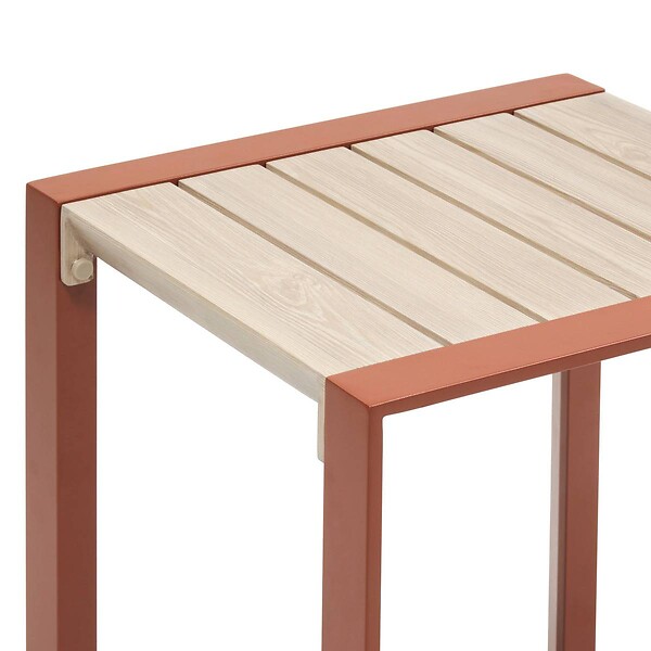 HESPERIDE - Table d'appoint de jardin Allure 44x44x55cm acajou - large