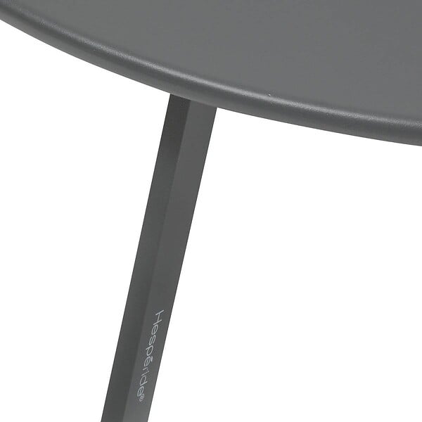 HESPERIDE - Table d'appoint de jardin Saona D90cm gris graphite - large