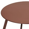 HESPERIDE - Table d'appoint de jardin Saona D70cm acajou - vignette