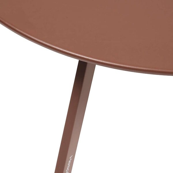 HESPERIDE - Table d'appoint de jardin Saona D70cm acajou - large