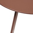 HESPERIDE - Table d'appoint de jardin Saona D70cm acajou - vignette