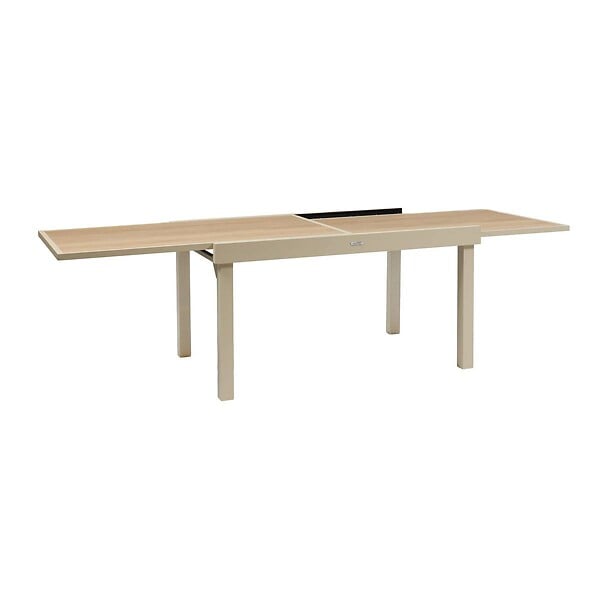HESPERIDE - Table de jardin 10 places Piazza extensible argile - large