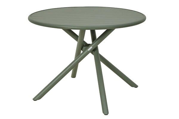 HESPERIDE - Table de jardin 4 places Nebullia D105cm vert laurier - large