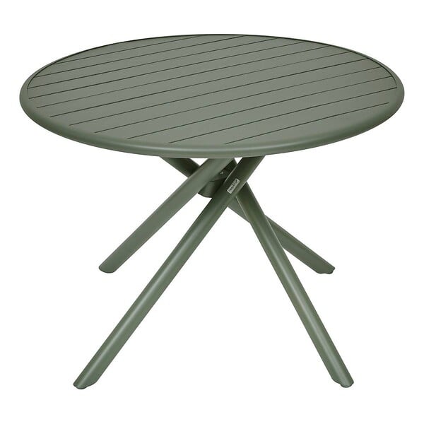 HESPERIDE - Table de jardin 4 places Nebullia D105cm vert laurier - large