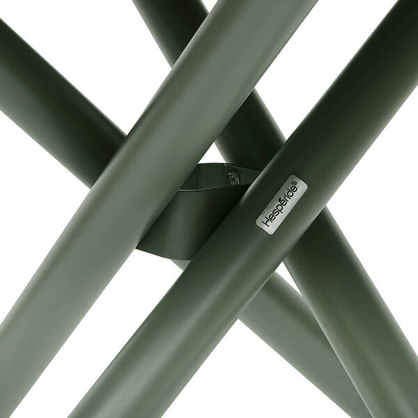 HESPERIDE - Table de jardin 4 places Nebullia D105cm vert laurier - large