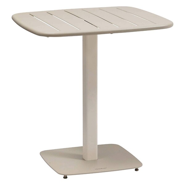 HESPERIDE - Table de jardin 2 places Alegoria 70x70cm argile - large