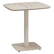 HESPERIDE - Table de jardin 2 places Alegoria 70x70cm argile - vignette