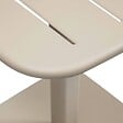 HESPERIDE - Table de jardin 2 places Alegoria 70x70cm argile - vignette