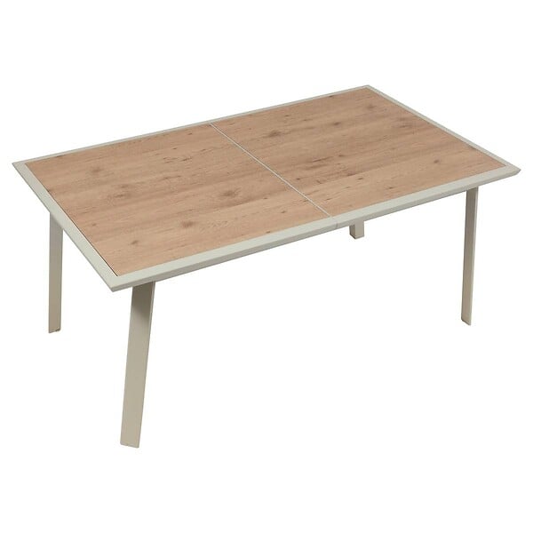 HESPERIDE - Table de jardin 10 places Pavane extensible argile - large