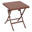 HESPERIDE - Table d'appoint de jardin Greensboro 40x40cm acajou - vignette