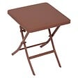 HESPERIDE - Table d'appoint de jardin Greensboro 40x40cm acajou - vignette