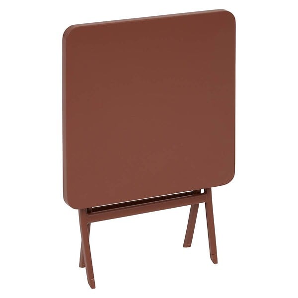 HESPERIDE - Table d'appoint de jardin Greensboro 40x40cm acajou - large