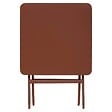 HESPERIDE - Table d'appoint de jardin Greensboro 40x40cm acajou - vignette
