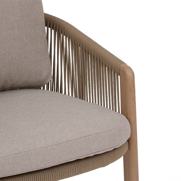 HESPERIDE - Fauteuil de jardin Nelora beige - large