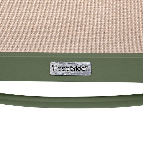 HESPERIDE - Fauteuil de jardin Axant beige lin/laurier - large
