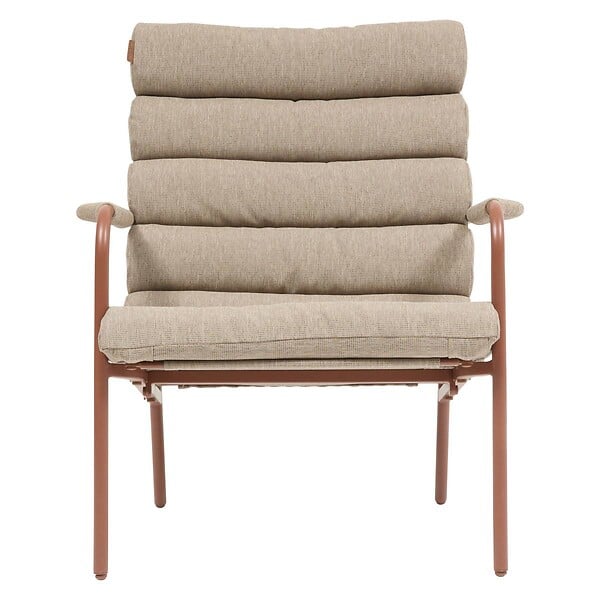 HESPERIDE - Fauteuil relax de jardin Solani acajou - large