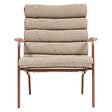 HESPERIDE - Fauteuil relax de jardin Solani acajou - vignette