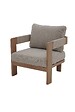 HESPERIDE - Fauteuil de salon de jardin Oryna miel - vignette