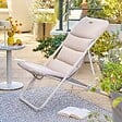 HESPERIDE - Chilienne de jardin empilable pliable Nillia argile - vignette