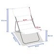 HESPERIDE - Chilienne de jardin empilable pliable Nillia argile - vignette