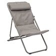 HESPERIDE - Chilienne de jardin empilable pliable Mirael café - vignette