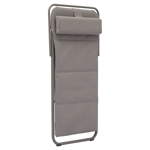 HESPERIDE - Chilienne de jardin empilable pliable Mirael café - large