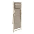 HESPERIDE - Chilienne de jardin empilable pliable Lunivia argile - vignette